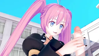 Milim Nava Tensei ara Slime datta ken 3D HENTAI 1/6