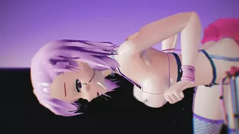 MMD R18 4k UHD Bondage Bikini Misaka Rose - Vibrations - 1068