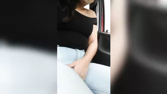 Amateur striptease car outdoor voyeur wet Lips pussy