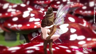 Big tits babe fucked by an elf in a fantasy 3D animation