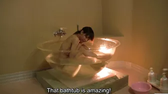 Japanese Amateur Boat Ride Leads to Hotel Foreplay and Bathing in the Smallest Weirdest Bath of Japan