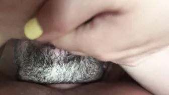 Girl POV face sitting. Close up pulsating female orgasm. 4K Ultra HD