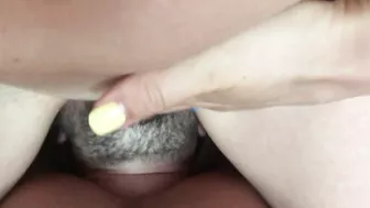 Girl POV face sitting. Close up pulsating female orgasm. 4K Ultra HD