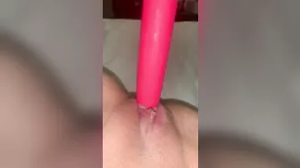 Sensitive Close-up Pussy Play POV: Moaning while Teasing Tight Wet Pussy - Solo Female Orgasm