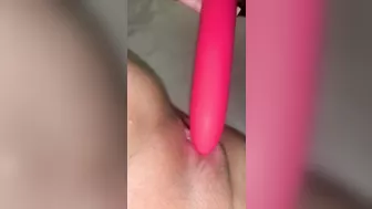 Sensitive Close-up Pussy Play POV: Moaning while Teasing Tight Wet Pussy - Solo Female Orgasm