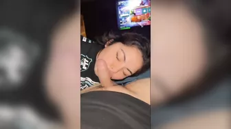 Snapchat filter blowjob