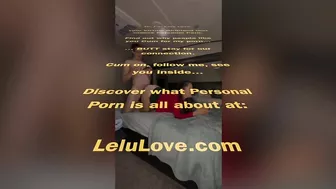 XXXmas babe blowjob & doggystyle fucking creampie behind the scenes on live webcam show with flu coughing hubby - Lelu Love