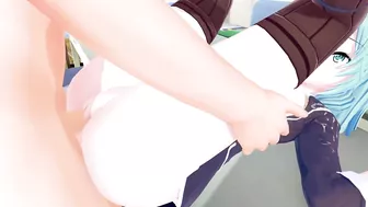 Suzuya KanColle 3D hentai 3/6