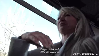 CzechStreets - Luxurious MILF fucked in a public bus