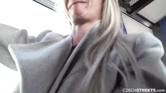 CzechStreets - Luxurious MILF fucked in a public bus