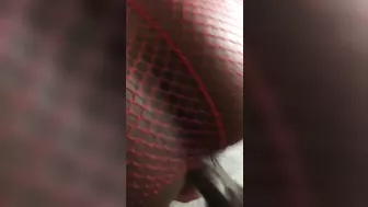 Darkskin babe with leggings get fucked doggystyle