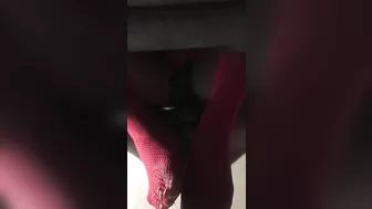 Darkskin babe with leggings get fucked doggystyle