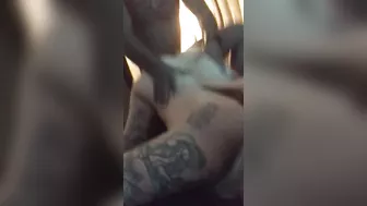 Sexy tattooed man takes me from behind