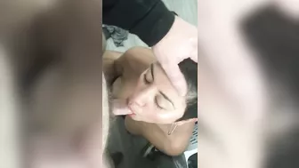 Amateur blowjob cumshot