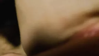 Hot Milf Sucks Cock Sweetly Close-Up. Сum on Tongue. Lick Cum.