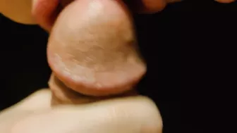 Hot Milf Sucks Cock Sweetly Close-Up. Сum on Tongue. Lick Cum.