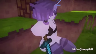 Minecraft Zombie fucks Girl relaxing