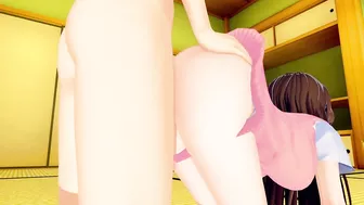 Chizuru Ichinose Chizuru Mizuhara Kanojo Okarishimasu 3D HENTAI 2/7