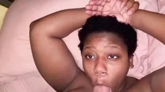 My Cute Ebony Girlfriend Is An Obedient Little Cum Dump