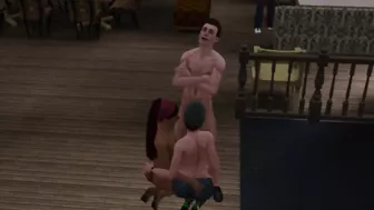 Orgy with my wife and her friend | cartoon, sims 3 sex, Porno Game 3d