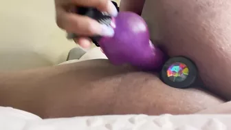 Butt plugs and hard pussy fucking