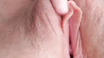 Extreme Close-Up Of Shaved Pussy + Wet Pussy Sounds