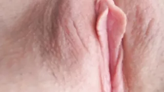 Extreme Close-Up Of Shaved Pussy + Wet Pussy Sounds