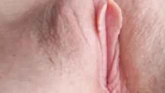 Extreme Close-Up Of Shaved Pussy + Wet Pussy Sounds