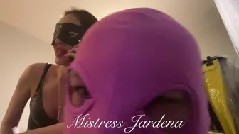 Nasty bitch was disturbing Mistress Jardena -full clip on my OF (link in bio)