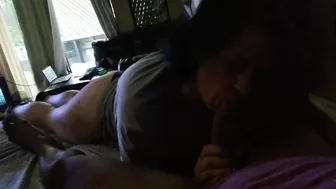 Cougar drove 2 hours to suck my dick