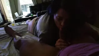 Cougar drove 2 hours to suck my dick