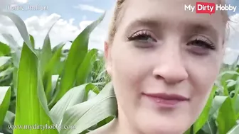 MyDirtyHobby - Slutty Teen Barbie_Brilliant Walks In The Corn Field Looking For A Nice Cock To Ride