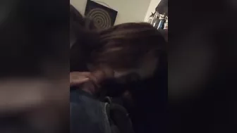 Another mid day blowjob from your little native girlfriend