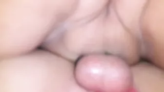 Deep Creampie Close Up From Below