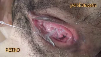 Real orgasm by dripping love juice and touching sensitive nipples and clitoris