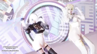 [MMD] Dreamcatcher - Deja Vu Sexy Kpop Dance NierAutomata 2B Commander Uncensored Hentai