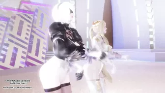 [MMD] Dreamcatcher - Deja Vu Sexy Kpop Dance NierAutomata 2B Commander Uncensored Hentai