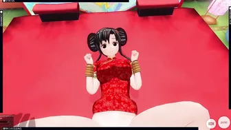 3D HENTAI POV Cute Girl Fucks Boyfriend on Lunar New Year