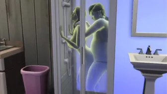 The male member enters the transparent girl and is seen in sex | sims 4 wicked woohoo