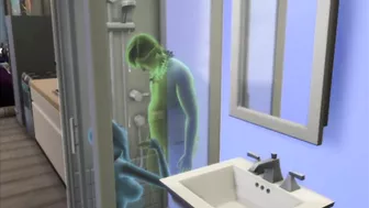 The male member enters the transparent girl and is seen in sex | sims 4 wicked woohoo