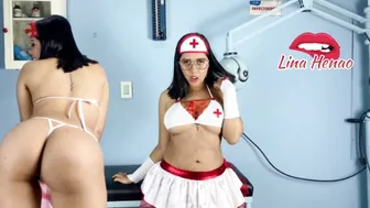 Behind the scenes of my nurse videos, do you like my videos? SUBSCRIBE ????????