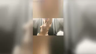 naked masturbate in the toilet of the cinema