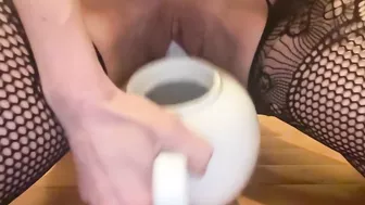 Adventurous of a lonely kinky pussy. I know I'm crazy. This kettle made me cum