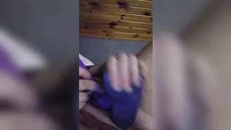 Watch me destroy my pussy with that big dildo