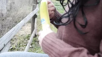 I cheated on my girlfriend by slipping on a banana skin!!