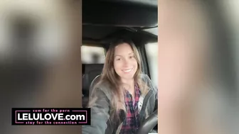 Babe rambles about personal life while driving big truck around town - Lelu Love