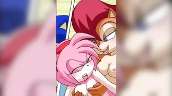 Sonic (Amy Rose Fucking Porn Parody) - Saturday Night Fun #1 (Hard Sex) (Hentai)