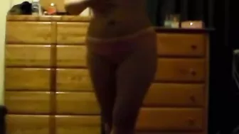 Blonde MILF Stripping Dancing and Masturbating