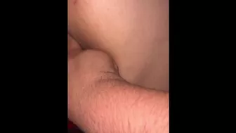 Fingering my gf tight pussy and asshole