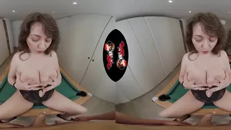 VRLatina - Huge Boob Spanish Hottie Pool Table Sex